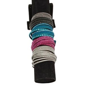Swarovski Double Wrap Bracelet Set